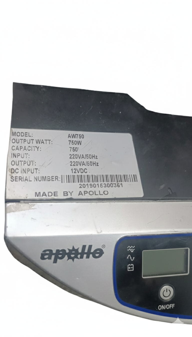Apollo 12v old Inverter 750W  (OLD) Image 2